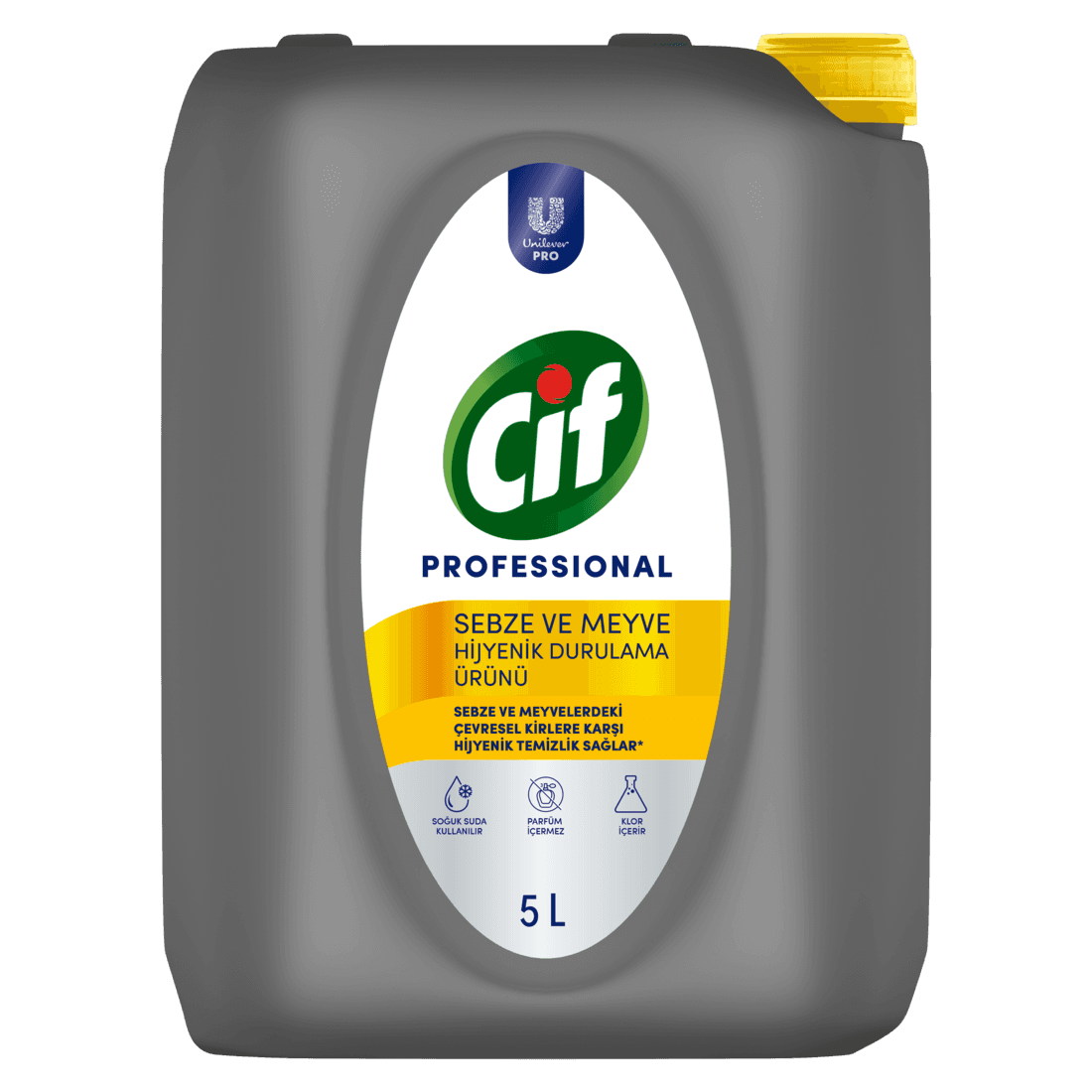 CİF PROFESSIONAL SEBZE VE MEYVE HİJYENİK DURULAMA ÜRÜNÜ 5L 65635824