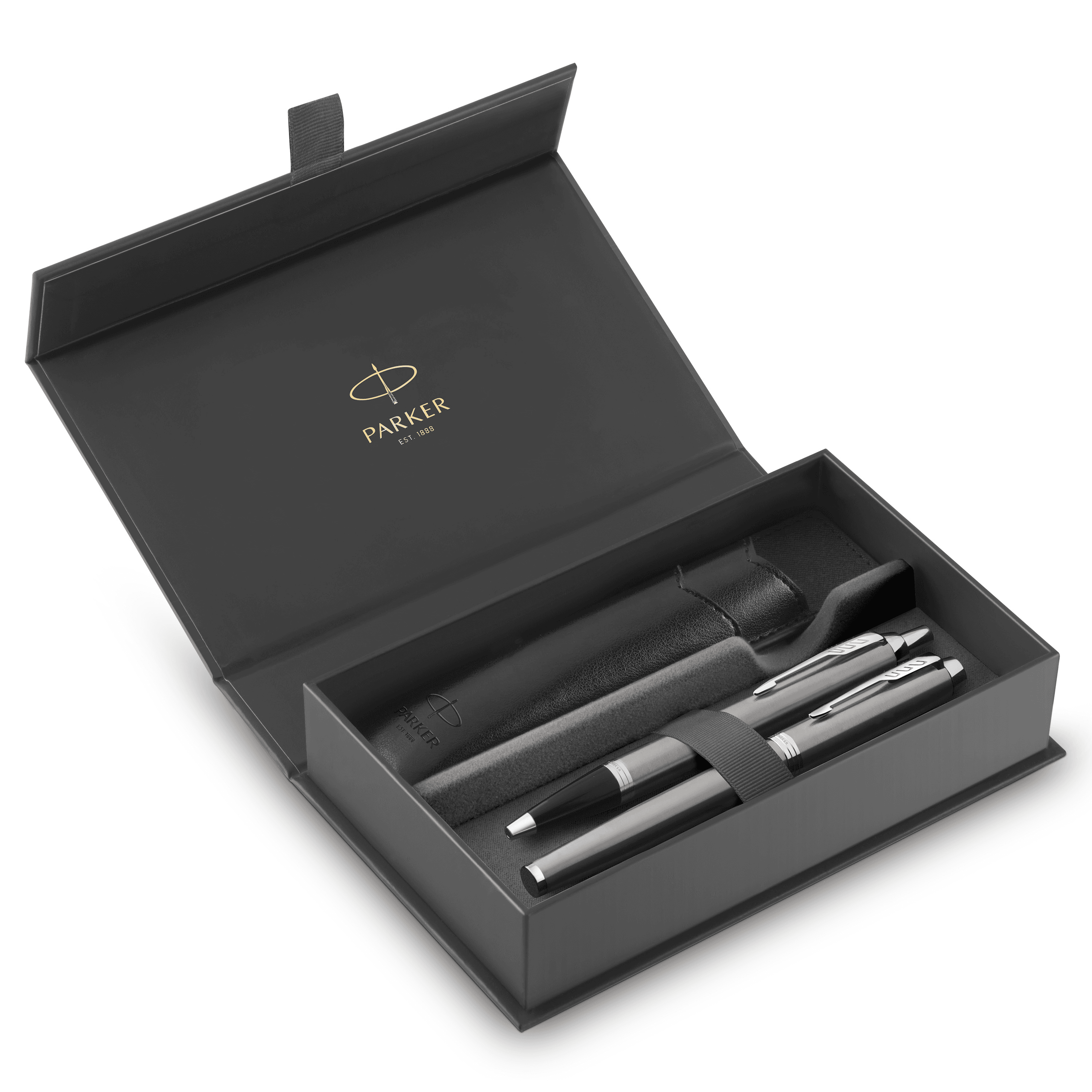 PARKER DOLMA KALEM + TÜKENMEZ KALEM KILIFLI IM SS CT DUO SET 2214458
