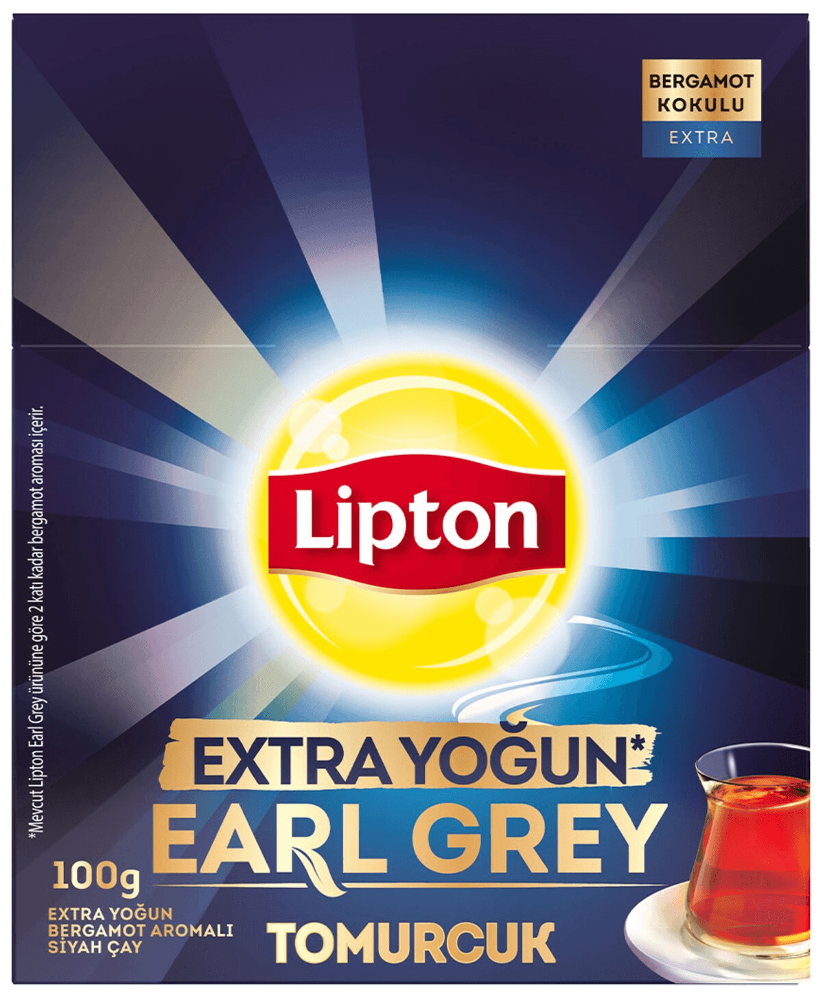LİPTON DÖKME ÇAY EKSTRA YOĞUN EARL GREY TOMURCUK 100g 69698307