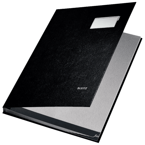 LEITZ İMZA DOSYASI PLASTİK 10 SAYFA L-5701 SİYAH