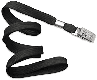 KRAF KART ASKI İPİ METAL KLİPS SİYAH 510G