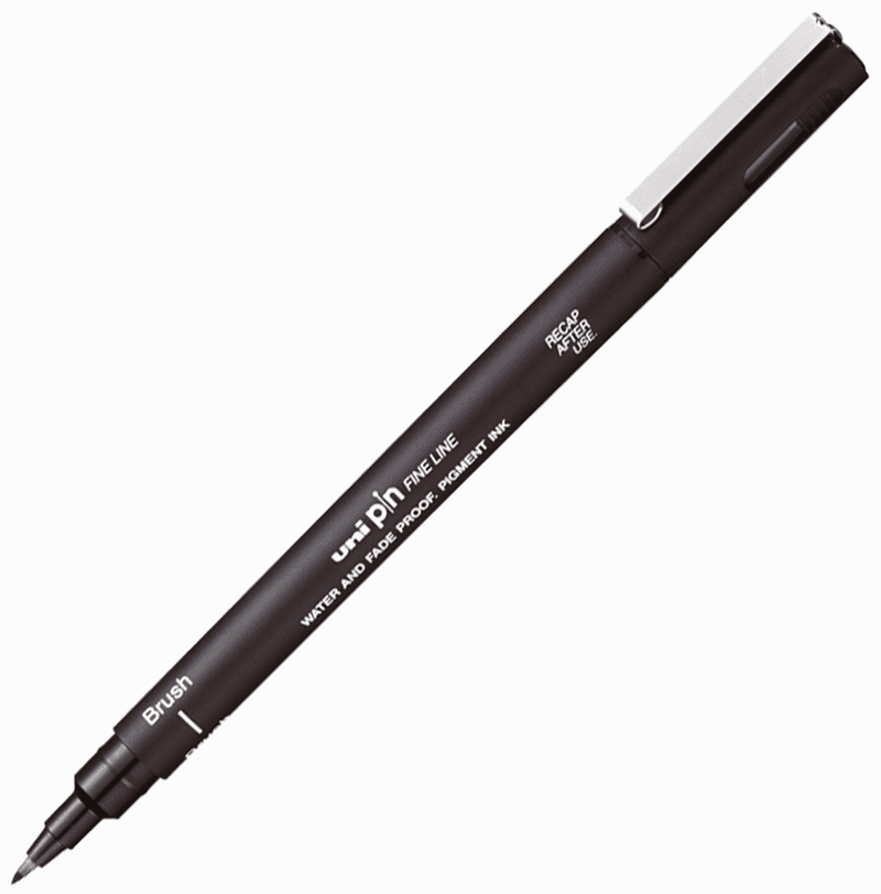 UNİ DRAWING BRUSH PEN PINBR-200 SİYAH