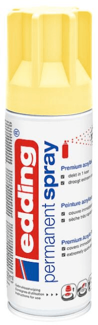 EDDING PERMANENT AKRİLİK SPREY BOYA E-5200 PASTEL YELLOW 915