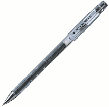 PILOT JEL KALEM G-TEC C4 0.4 SİYAH BL-GC4-B