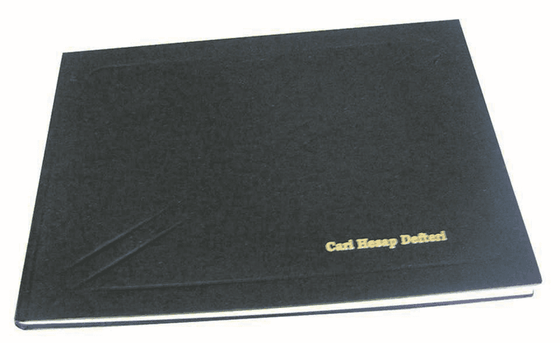 DİLMAN CARİ HESAP DEFTERİ CİLTLİ YAN 17x24 192 YP 1103
