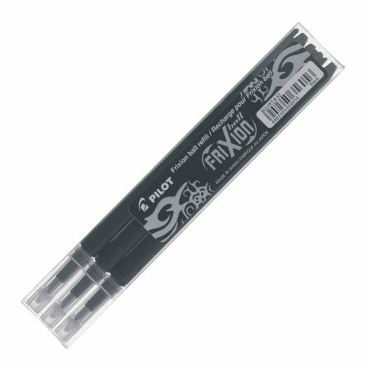PILOT ROLLER KALEM FRIXION  REFİLİ 0.7 SİYAH 3 LÜ BLS-FR7-B-S3