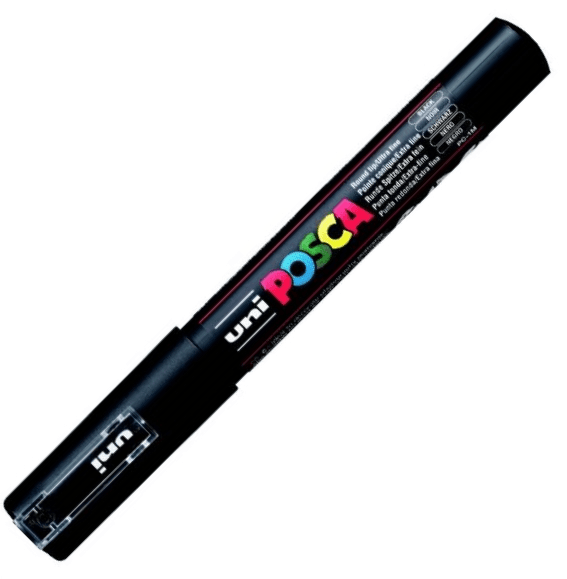 UNİ POSTER MARKÖRÜ POSCA PC-1M 0.7 SİYAH
