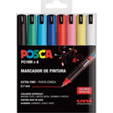UNİ-BALL PC-1MR POSCA SU BAZLI MARKER 8 Lİ SET 0.7 (Best)