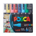 UNİ-BALL PC-5M/8C POSCA SU BAZLI MARKER ANA RENKLER 1.8 (Best)