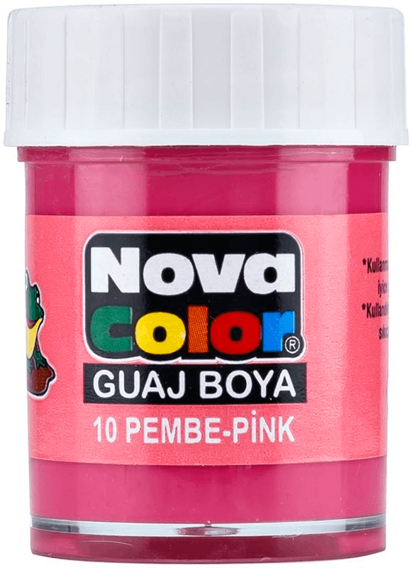 NOVA COLOR GUAJ BOYA PEMBE ŞİŞE NC-112