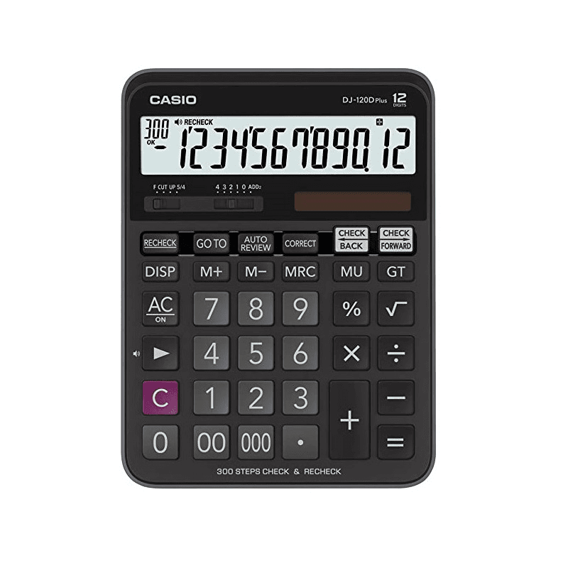 CASIO DJ-120 D PLUS WA MASA ÜSTÜ HESAP MAKİNESİ (Best)