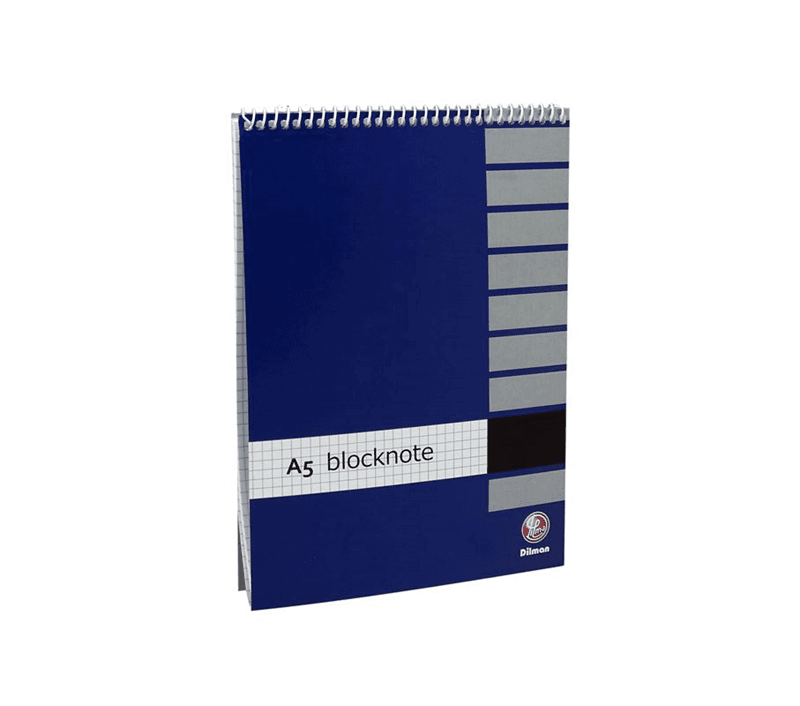 DİLMAN A5 40 YP BLOKNOT KARELİ SPİRALLİ (Best)