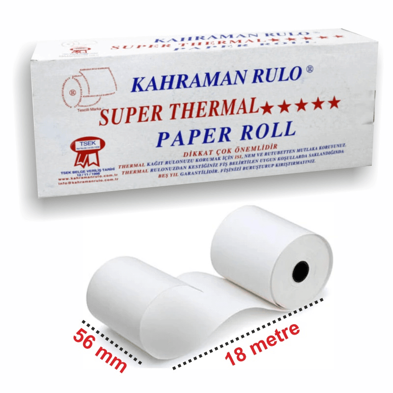 KAHRAMAN 56x18 TERMAL RULO 16 LI (Best)
