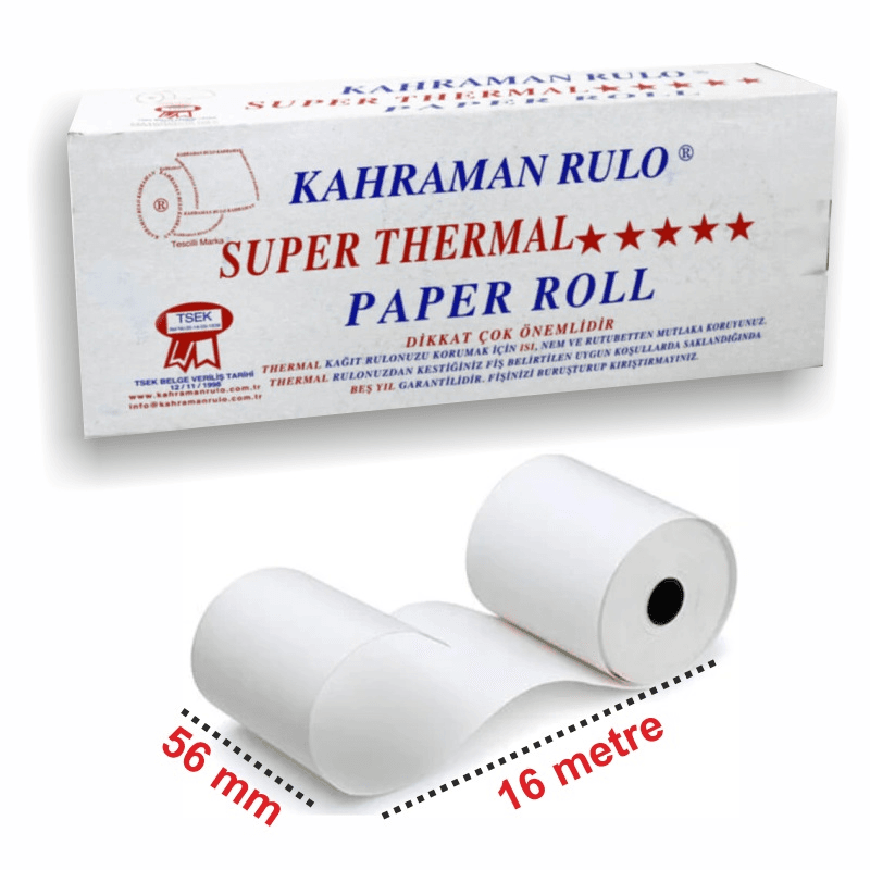 KAHRAMAN 56x16 TERMAL RULO 16 LI (Best)