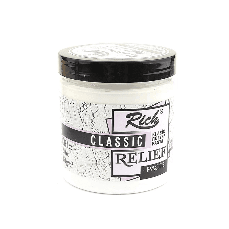 RICH 260-1330 RÖLYEF PASTA 01983 BEYAZ 350 gr (Best)