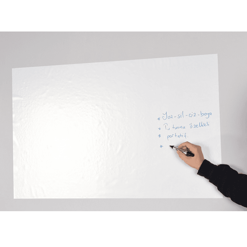 PANDA 100x60 SADE BEYAZ STATİK TAHTA 2 Lİ PAN740 (Best)