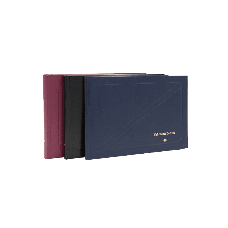 DİLMAN ÇEK KAYIT DEFTERİ 17x24 192 YP. YATAY CİLTLİ (Best)