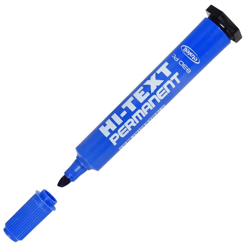 HI-TEXT 830 PC MAVİ KESİK UÇ KOLİ KALEMİ (Best)