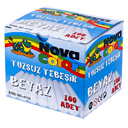 NOVA COLOR TOZSUZ TEBEŞİR 100 LÜ BEYAZ NC-4112 (Best)