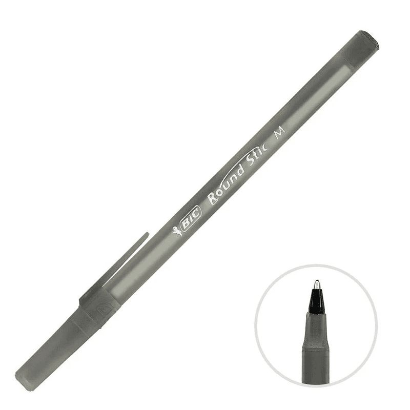 BİC ROUND STIC SİYAH TÜKENMEZ KALEM 962665 (ÖZEL FİYAT) (Best)