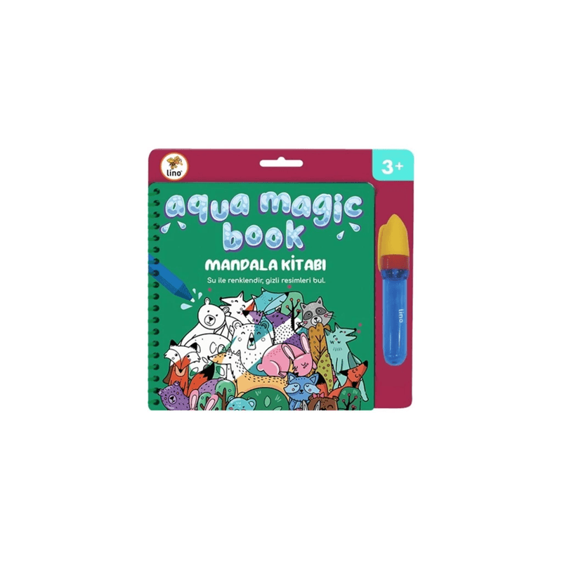 LINO TFL-1003 AQUA MAGIC BOOK MANDALA SİHİRLİ BOYAMA KİTABI