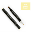 DEL REY TWIN MARKER Y49 PASTEL GREEN ÇİFT UÇLU GRAFİK KALEMİ MN-DR049 (Best)
