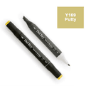 DEL REY TWIN MARKER Y169 PUTTY ÇİFT UÇLU GRAFİK KALEMİ MN-DR169 (Best)