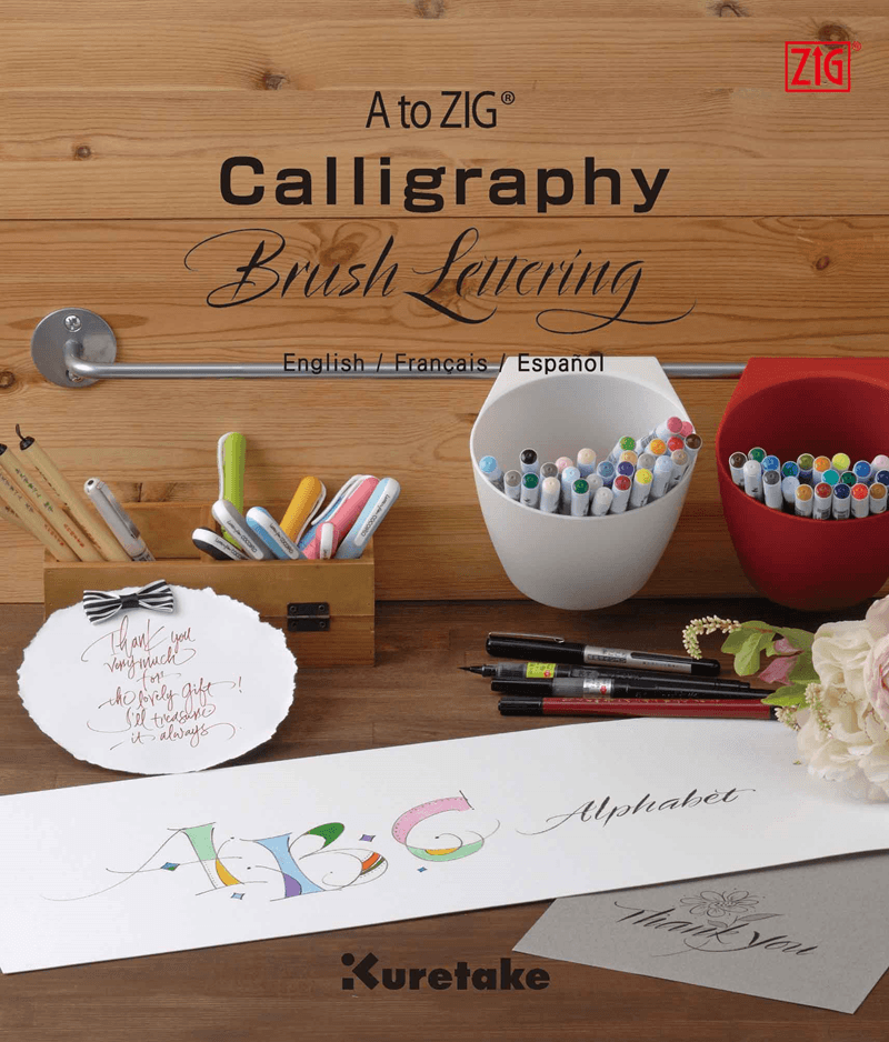 ZIG EĞİTİM KİTAPÇIĞI BRUSH LETTERING INTX500-801