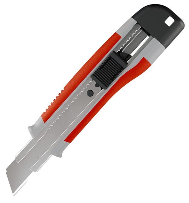 KRAF MAKET BIÇAĞI GENİŞ SİLİKON & KAYDIRMAZ 631G