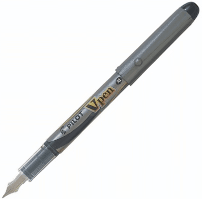 PILOT DOLMAKALEM SILVER V-PEN SİYAH SVP-4M-B