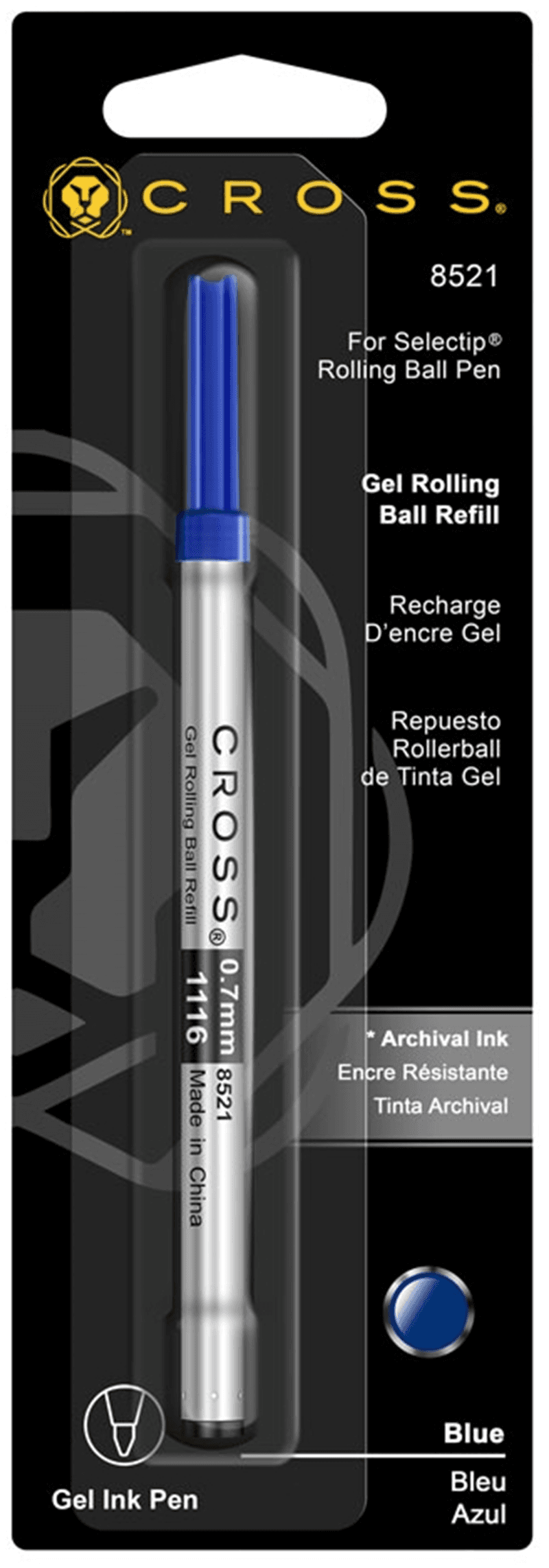 CROSS TÜKENMEZ KALEM REFİLİ FINE MAVİ 8512D