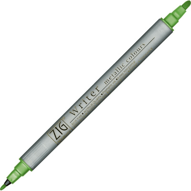 ZIG DAVETİYE KALEMİ METALİK MS-8000 128 L.GREEN