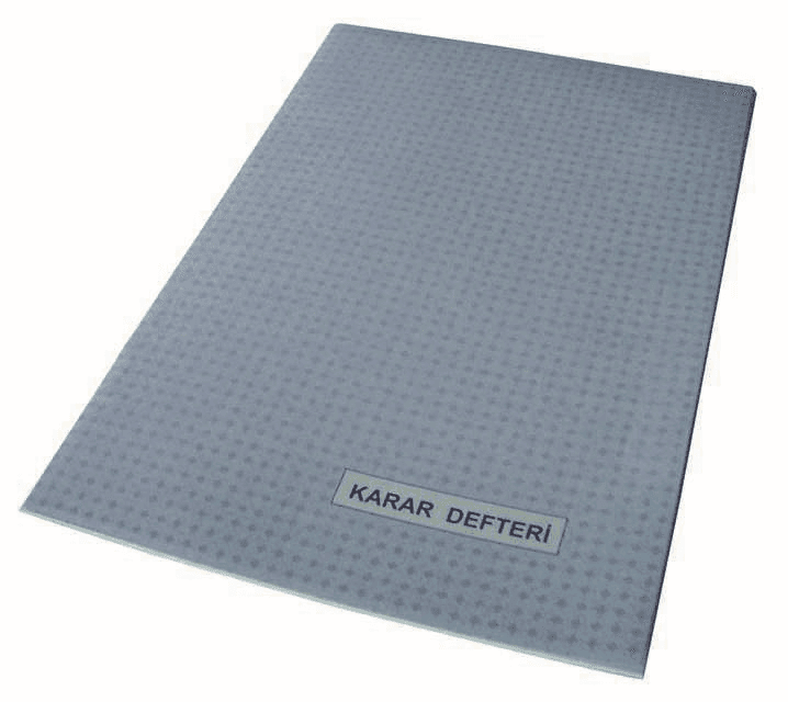 DİLMAN KARAR DEFTERİ KARTON KAPAK 22x31.5 40 YP NUMARALI 5365