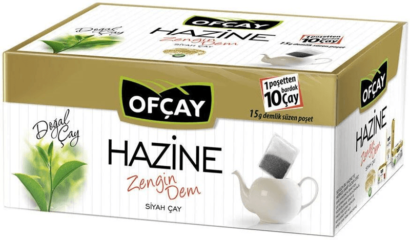 OFÇAY DEMLİK POŞET ÇAY HAZİNE FİLİZ 15g x 30 ADET