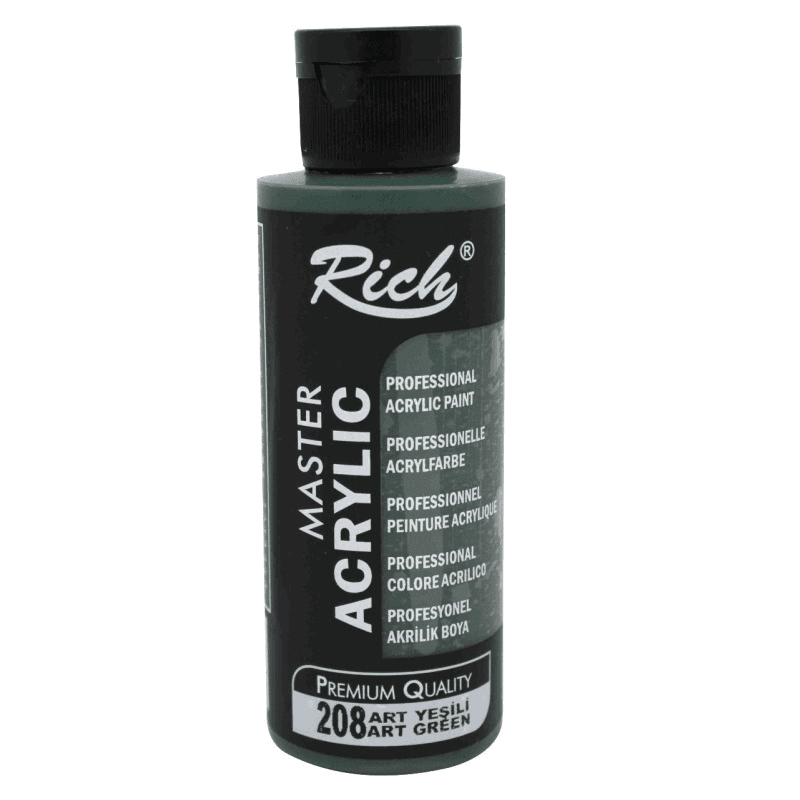 RICH AKRİLİK BOYA 208 ART YEŞİLİ 120 cc (Best)