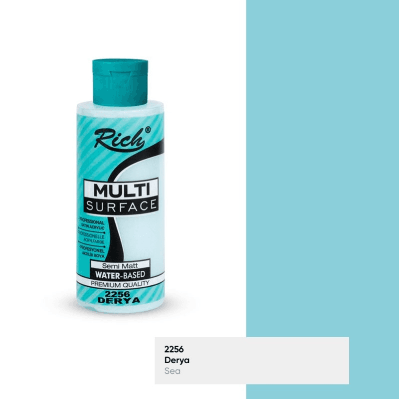 RICH MULTİ AKRİLİK BOYA 2256 DERYA 120 cc (Best)