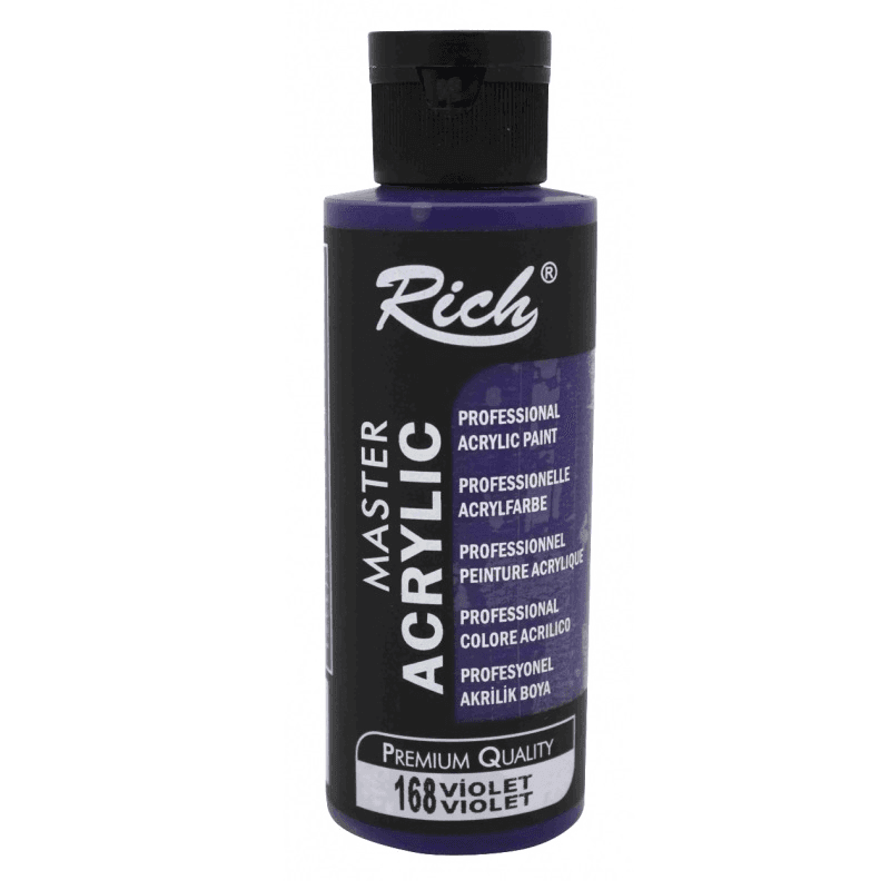 RICH AKRİLİK BOYA 168 VIOLET 120 cc (Best)