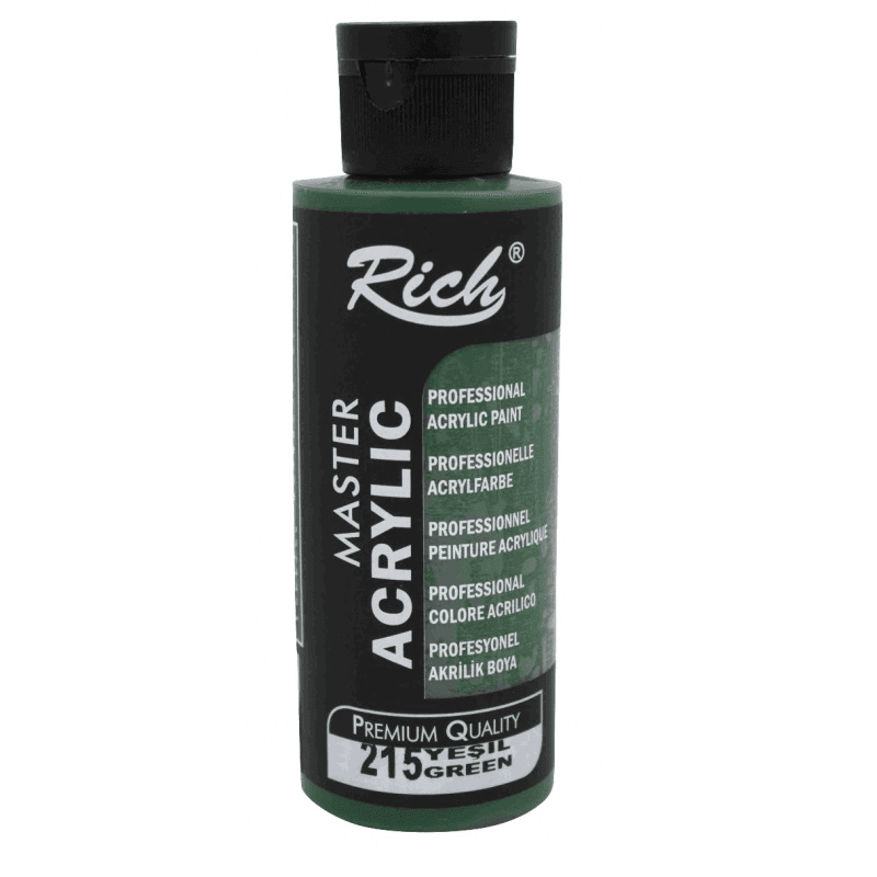RICH AKRİLİK BOYA 215 YEŞİL 120 cc (Best)