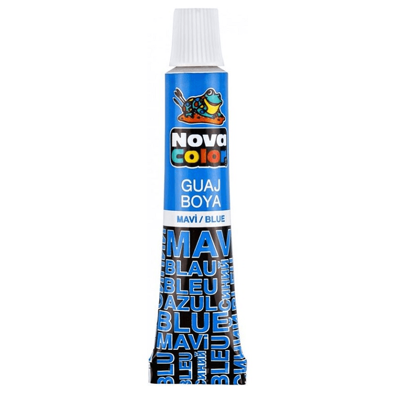 NOVA COLOR GUAJ BOYA TÜP MAVİ NC-117 (Best)