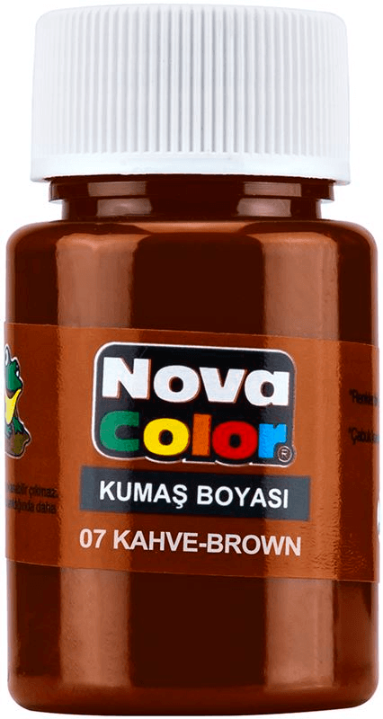 NOVA COLOR KUMAŞ BOYASI KAHVE NC-165