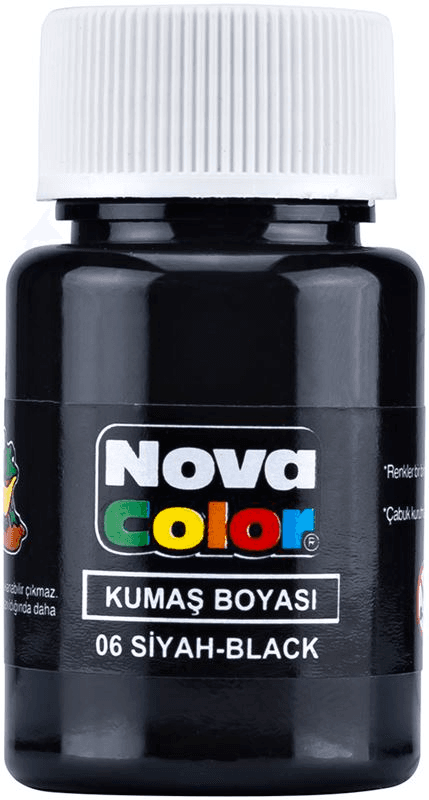 NOVA COLOR KUMAŞ BOYASI SİYAH NC-164