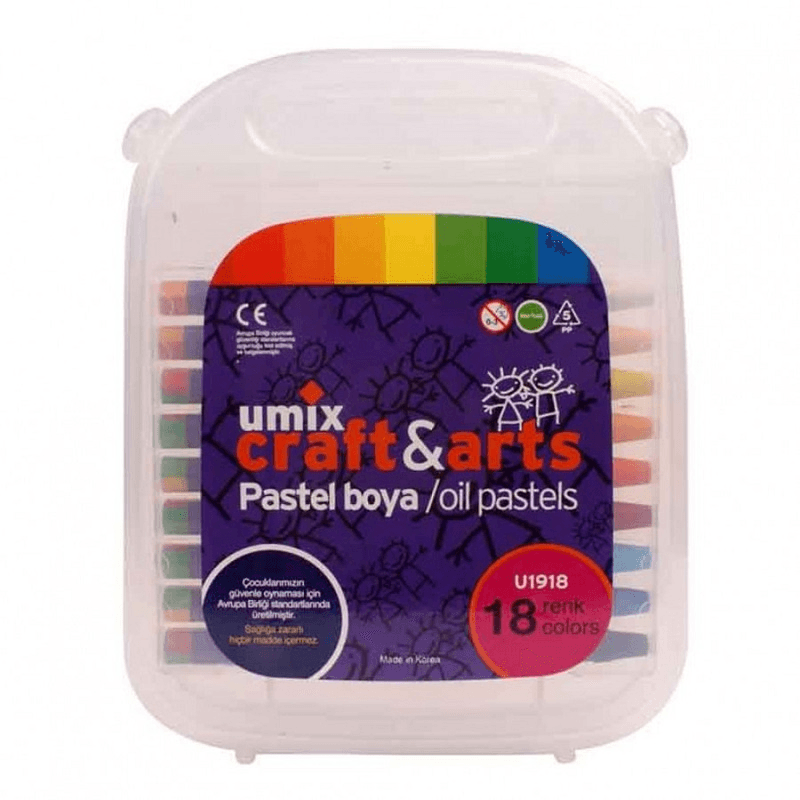 UMİX 18 RENK PASTEL BOYA U1918 (ÖZEL FİYAT) (Best)