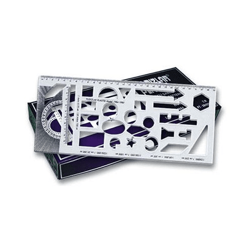 YILDIZLAR 30 CM. ÖLÇEKLİ ŞABLON CETVEL KOD.007 (Best)