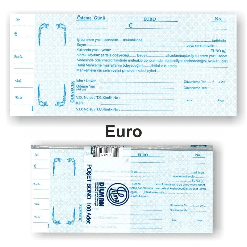 DİLMAN EURO SENET KOÇANI 100 LÜ (Best)