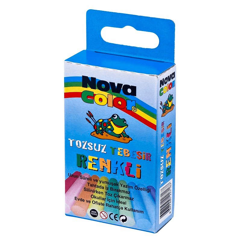 NOVA COLOR TOZSUZ TEBEŞİR 10 LU RENKLİ NC-4111 (Best)
