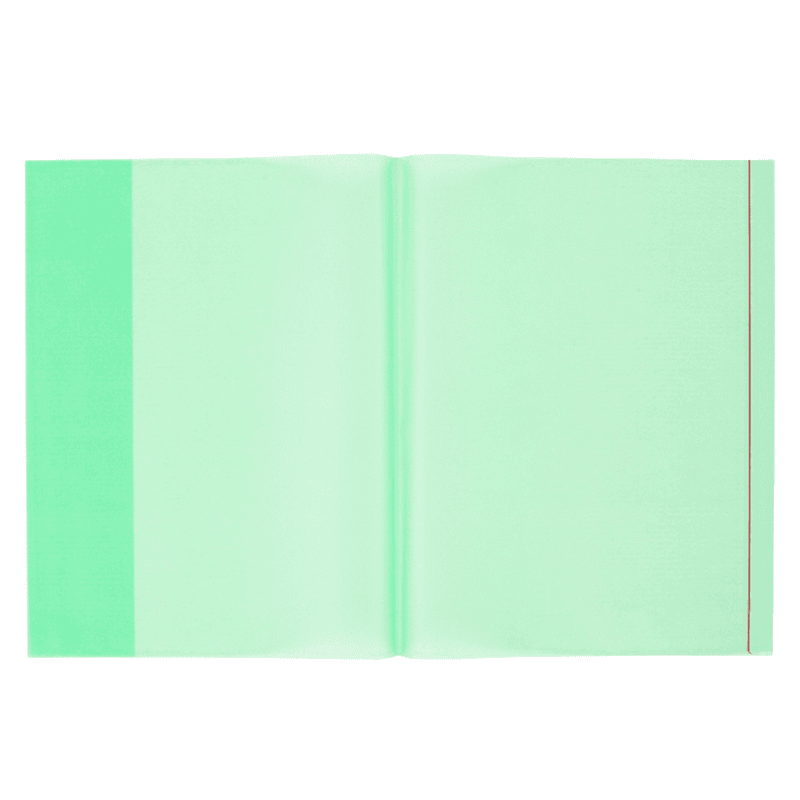 NOKİ A4 HAZIR DEFTER KABI YEŞİL 10 LU 60161-10 (Best)