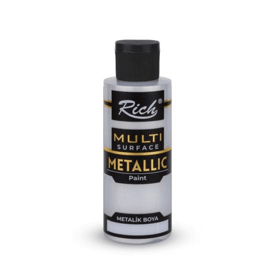 RICH MULTİ METALİK AKRİLİK BOYA 03710 GÜMÜŞ 120 cc (Best)