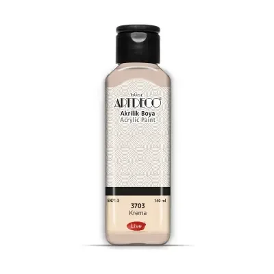 ARTDECO AKRİLİK BOYA 140 ML KREMA 070R-3703
