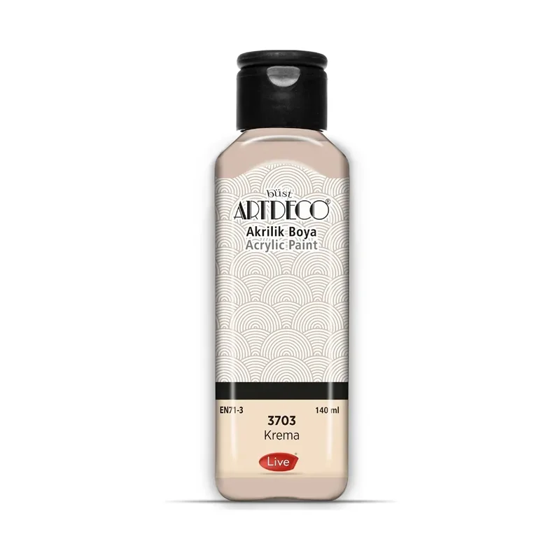 ARTDECO AKRİLİK BOYA 140 ML KREMA 070R-3703