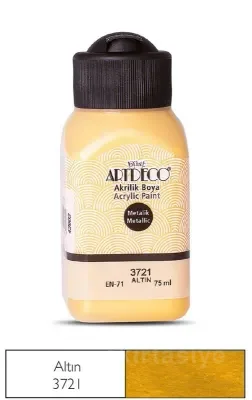 ARTDECO MET. AKRİLİK BOYA 75ml ALTIN 3721
